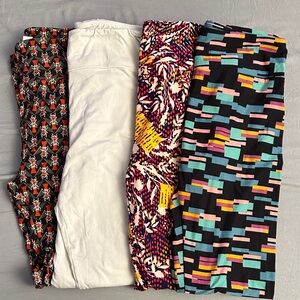 4 NEW pairs of LuLaRoe  Leggings!
